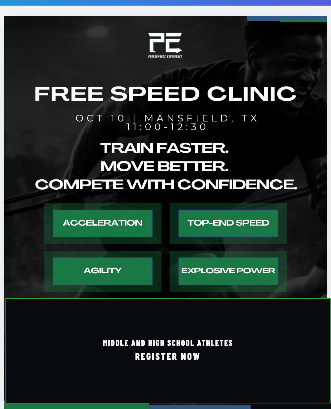 Oct 10 Speed Clinic flyer 4